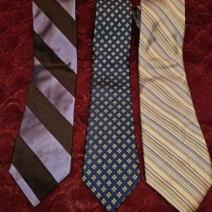Lot Of 3 Ted Baker Silk Men’s Tie